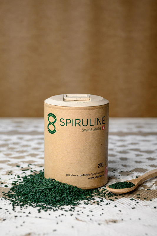 Spiruline en paillettes 200g