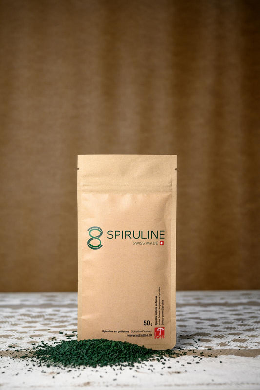 Spiruline en paillettes 50g